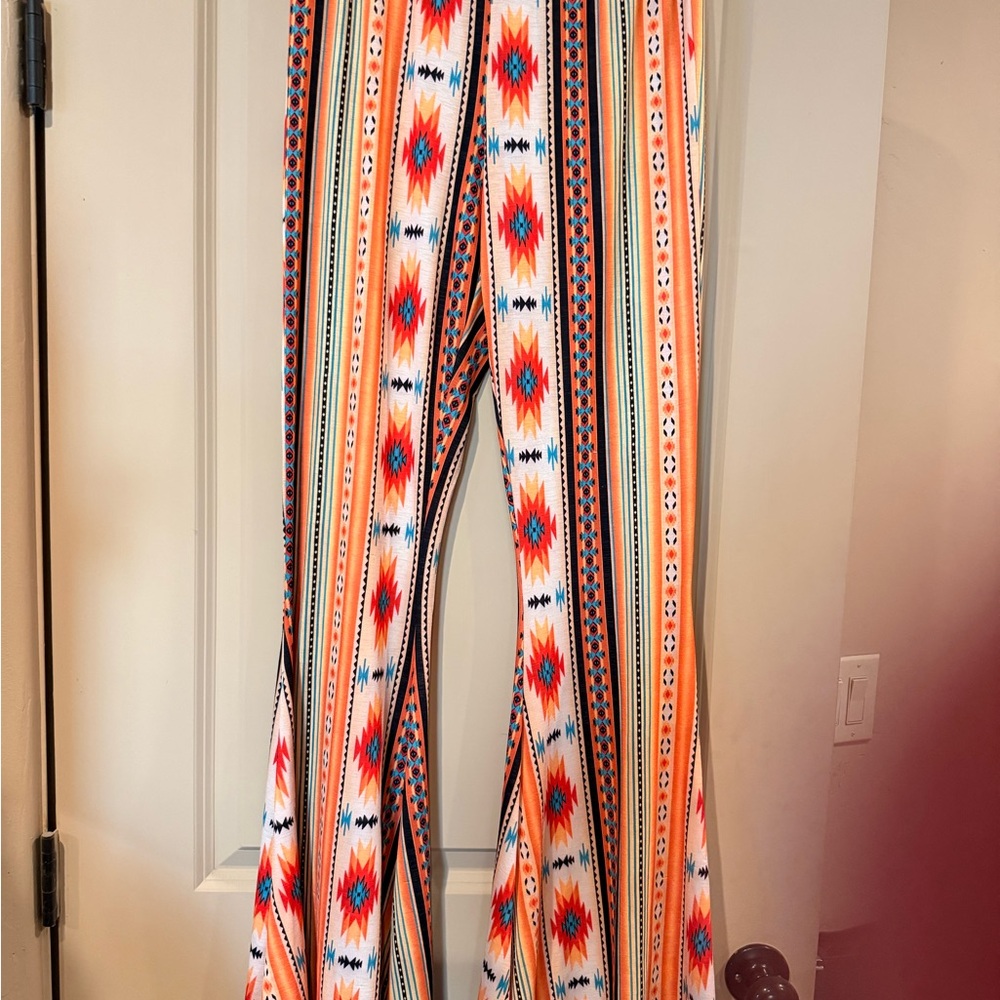 Colorful Geometric Women's Pants
